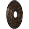 Ekena Millwork Baltimore PVC Medallion (Canopies up to 6 1/2"), 16"OD x 3 1/2"ID x 1"P, Metallic Mystic Brown CMP16BAAMB - alternate 2